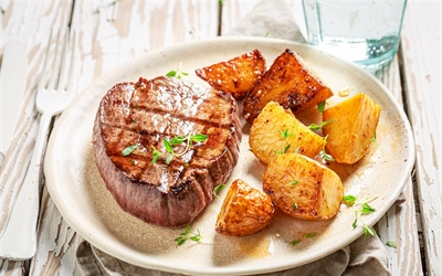 Steak with Potatoes