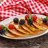 American Pancakes with Maple Syrup