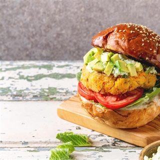 Black Bean and Oat Veggie Burger